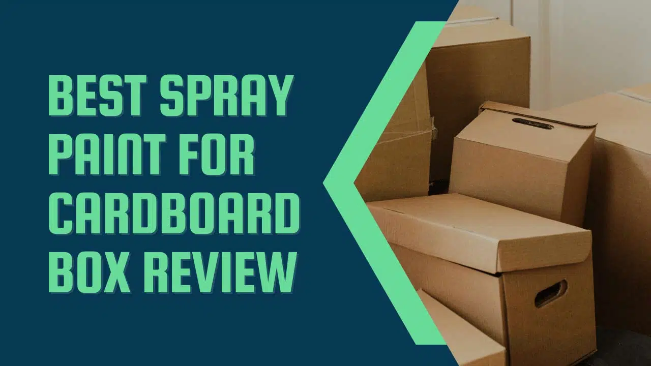 best spray paint for cardboard boxes