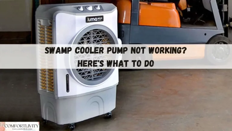 Swamp Cooler Pump Not Working? Here’s What to Do