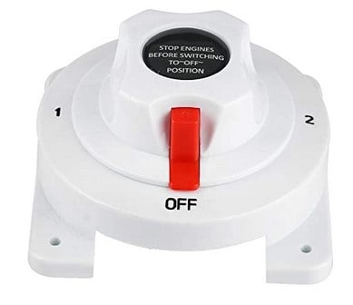 Battery isolator switch