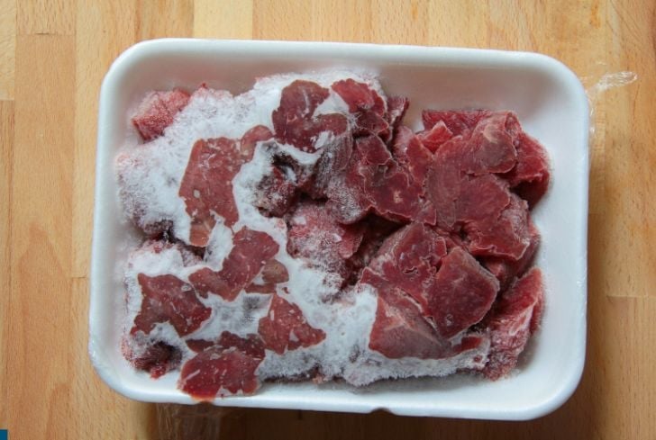packed-frozen-meat-on-table