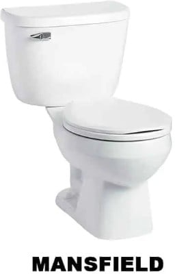 How do you adjust the fill valve on a Mansfield toilet?