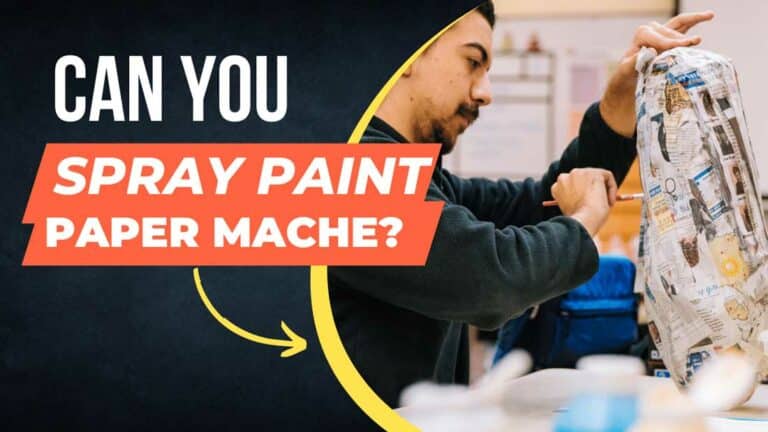 Can You Spray Paint Paper Mache? (3 Easy Steps)