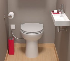 Can you plunge a macerator toilet?