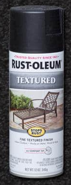 Picture of a can of Rustoleum Textured spray paint.