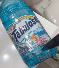 Fabuloso in the toilet tank hack