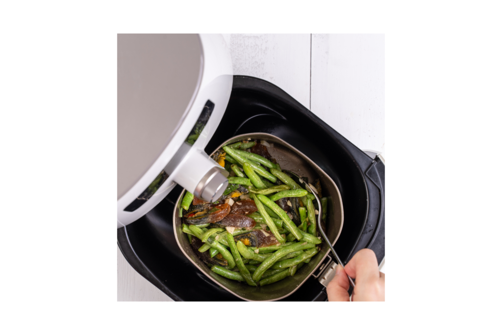 You can cook frozen vegetables in an air fryer.
