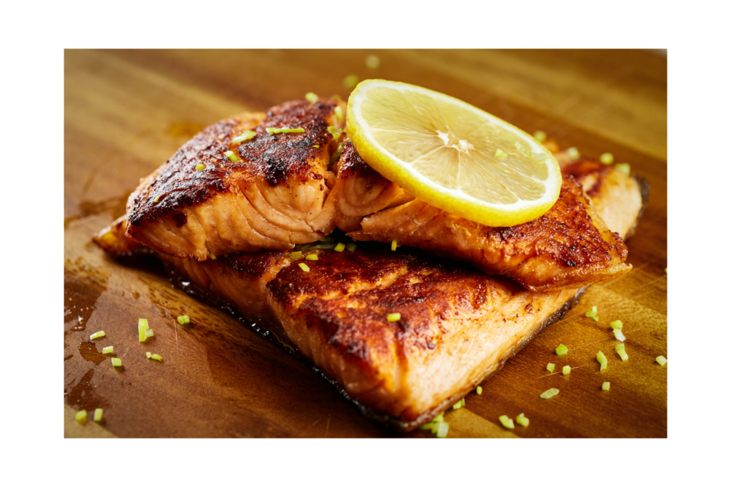 You can cook frozen salmon fillets in an air fryer.