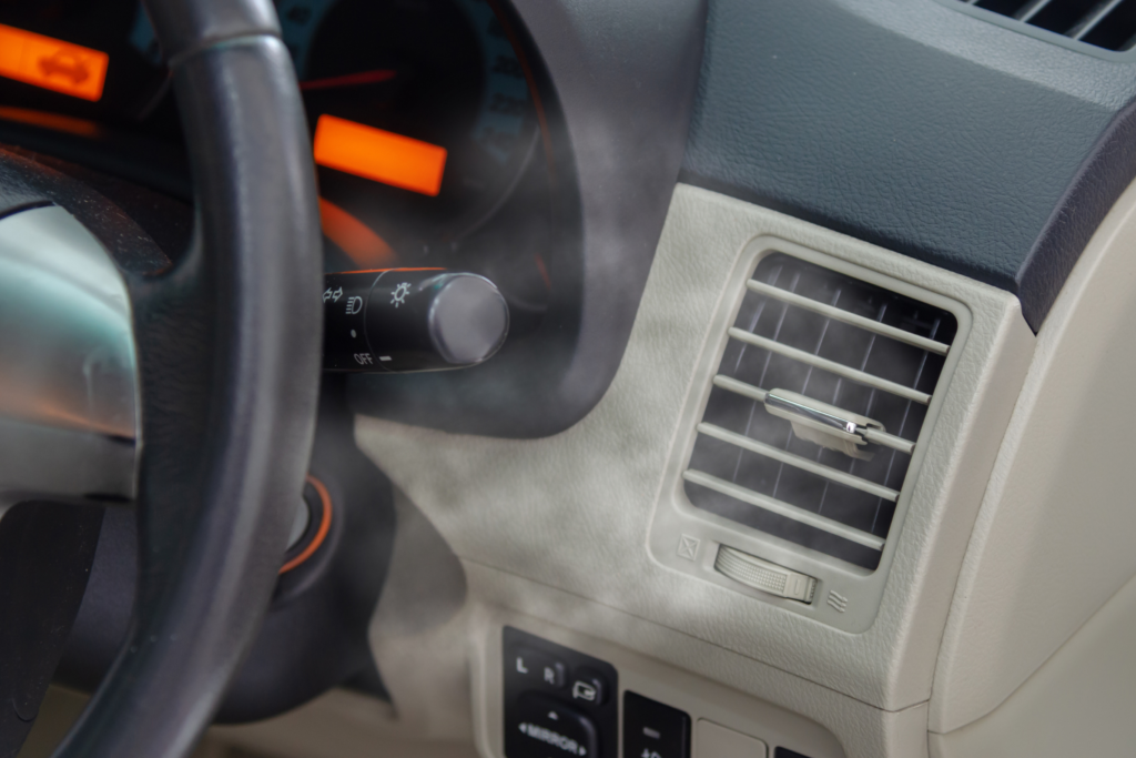 Car AC blowing hot air