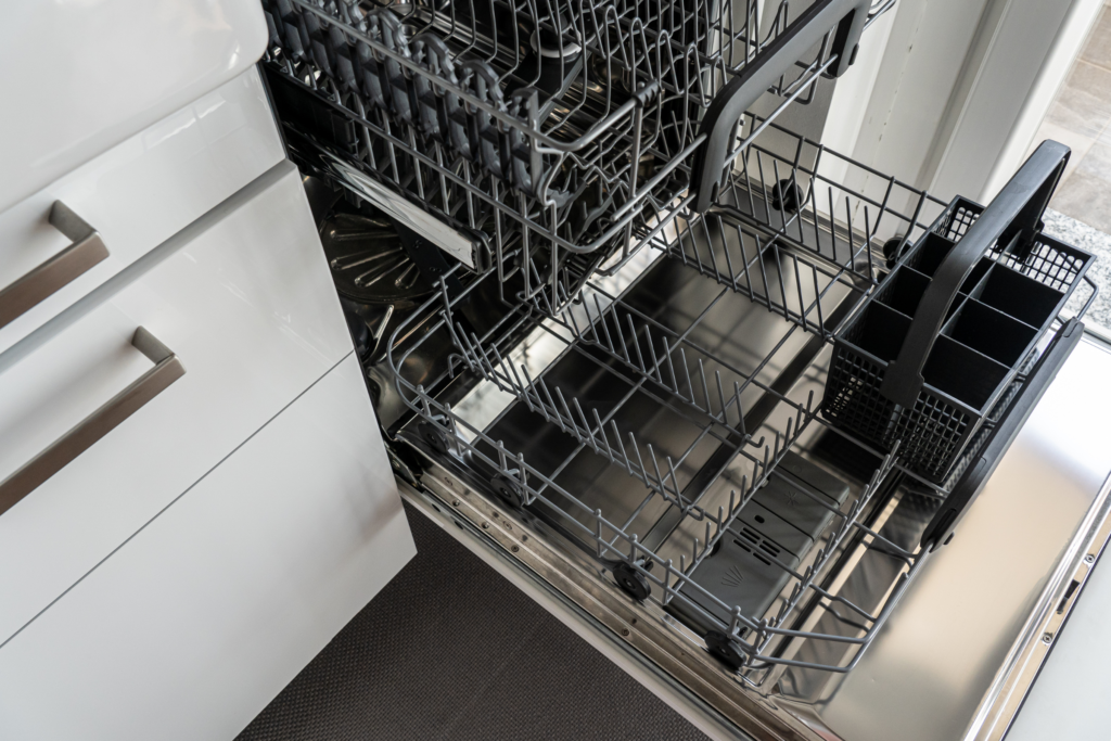 Why do new dishwashers smell?
