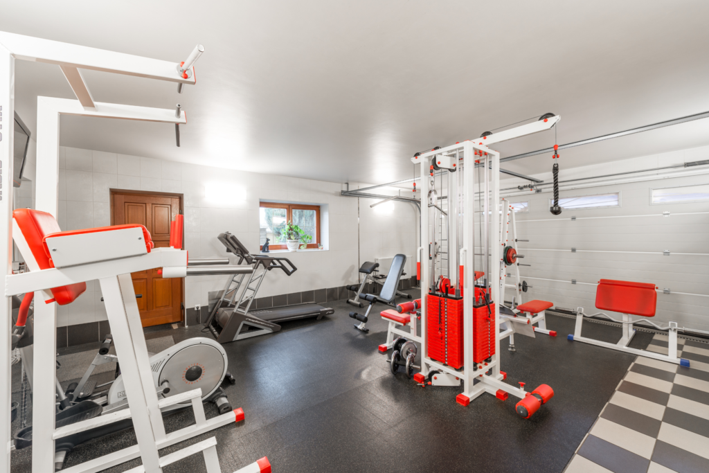 finishing a basement into a home gym