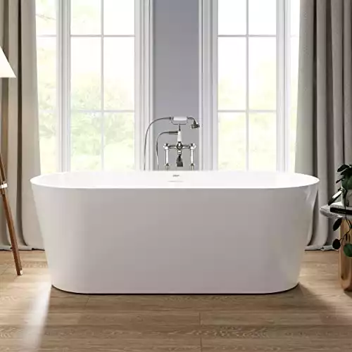 FerdY 67" Shangri-La Elite, Acrylic Freestanding Bathtub