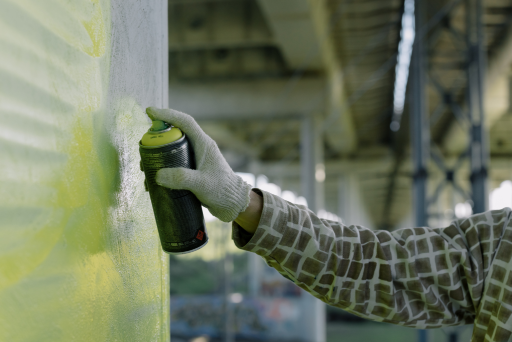 Is spray paint safe for your skin?