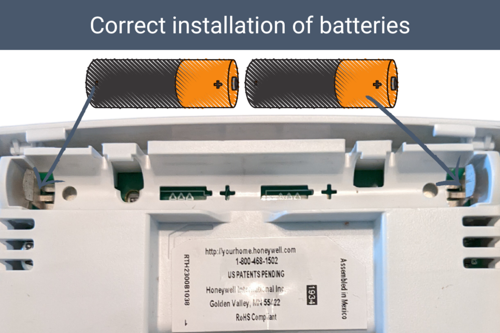 Check to make sure your batteries are installed correctly.