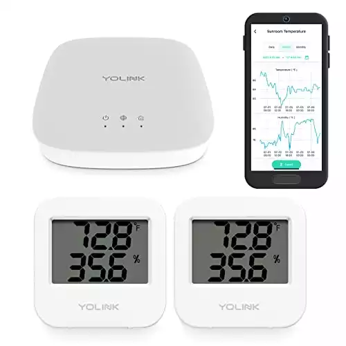 YoLink Smart Wireless Temperature/Humidity Sensor