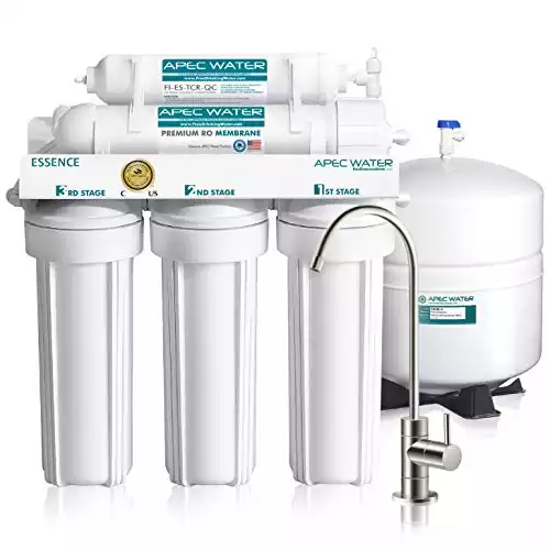APEC Water Systems ROES-50 Essence Series 5-Stage Certified Reverse Osmosis, 50 GPD