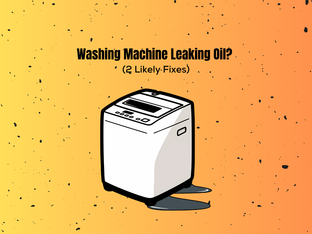 washing machine leaking oil