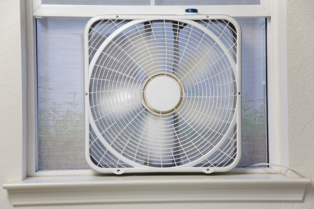 Use Fans and Portable AC Units