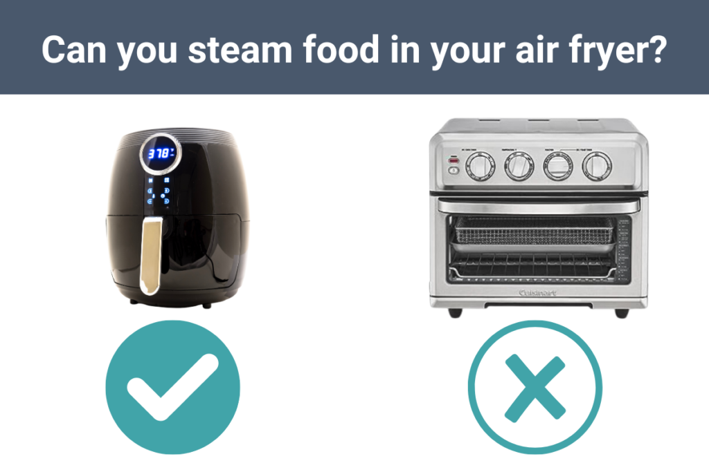 Can you steam in your air fryer? If there is a safe place to add water, the answer is probably yes.
