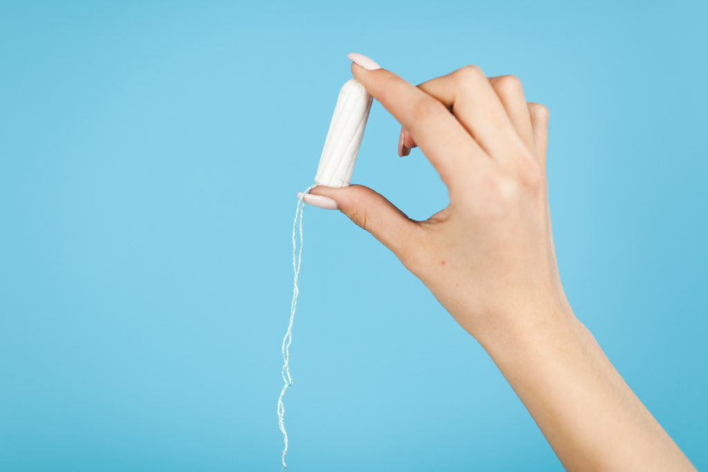 A tampon may look small, but it expands as it absorbs water and could easily cause a blockage.