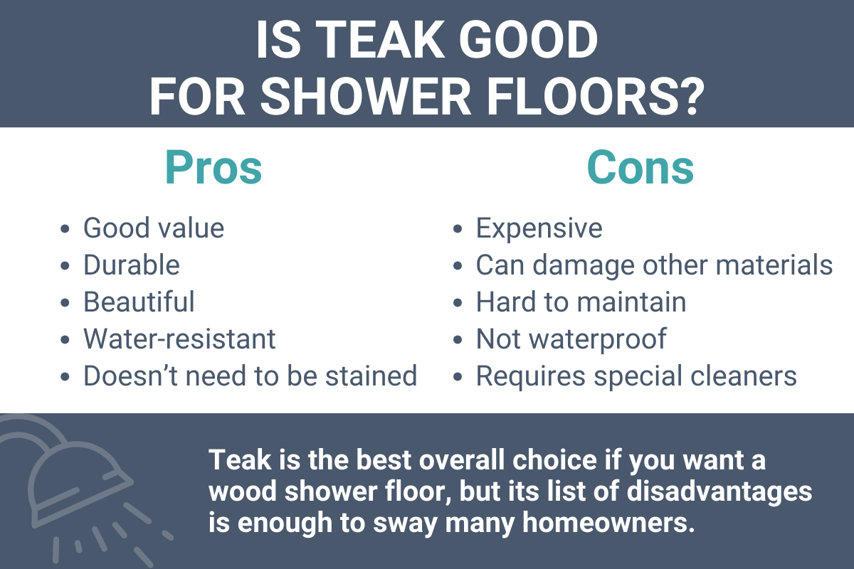 Teak Shower Floor Pros and Cons Explained (Read This First!)