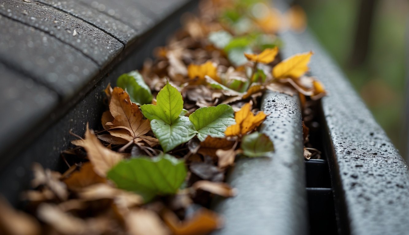 Leaves and debris clog gutters, causing overflow. Spring cleaning removes buildup for proper drainage