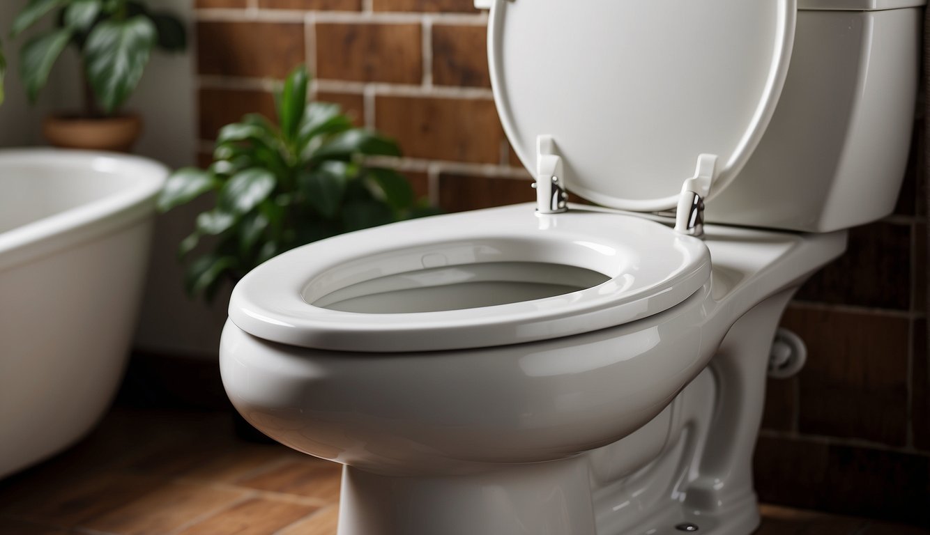 A Kohler Cimarron toilet with water overflowing, a weak flush, and a constantly running fill valve