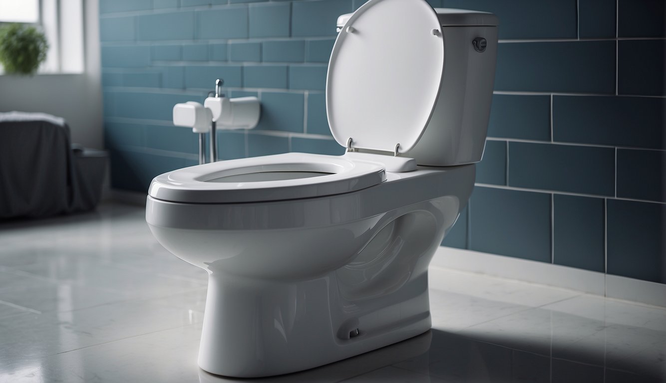 The Kohler San Souci toilet flushes smoothly, with water filling the bowl quickly. The mechanics are sleek and efficient, with no common problems to troubleshoot